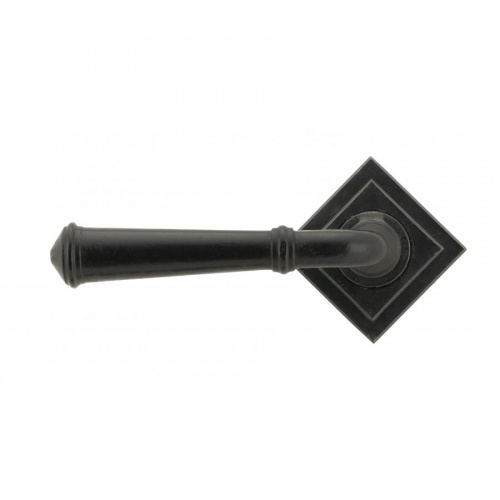 External Beeswax Regency Lever on Rose Set (Square Rose) - Unsprung